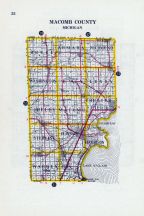 Macomb County, Michigan State Atlas 1916 Automobile and Sportsmens Guide